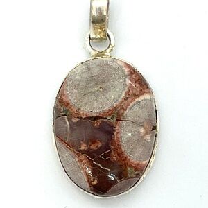 Semiprecious Stone Pendant Sterling Silver 925